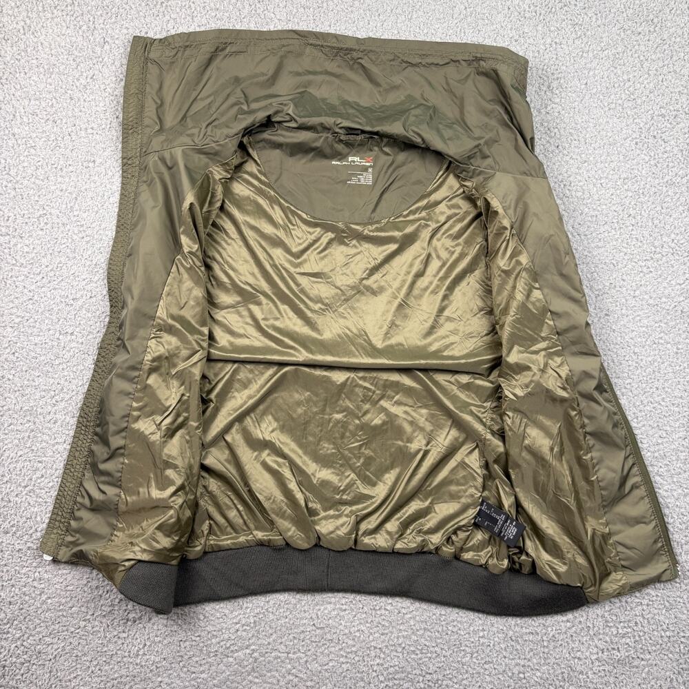 RLX Ralph Lauren Vest Womens Medium Green Full Zip Nylon Softshell Outerwear - Picture 2 of 15